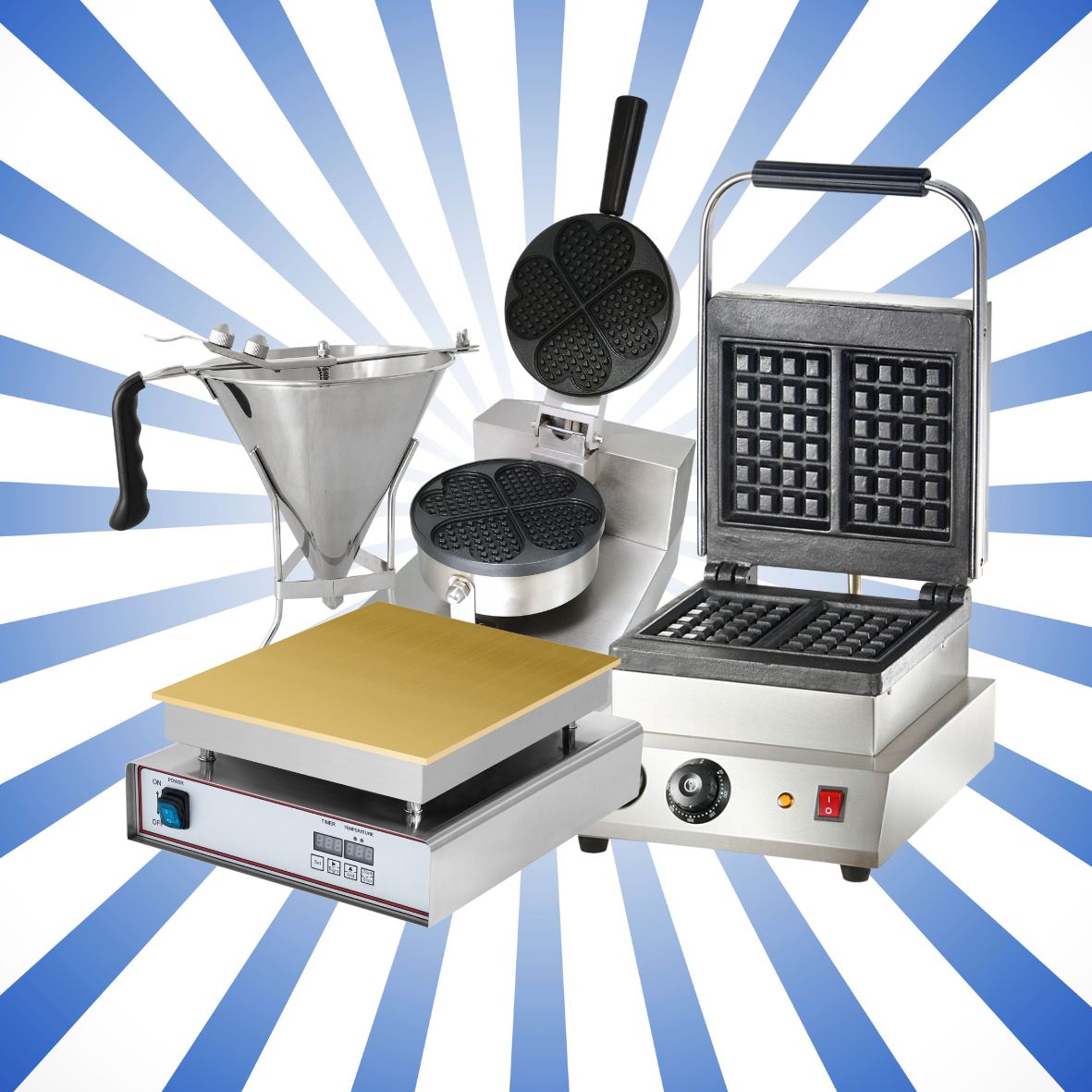 MACCHINE WAFFLE, POFFORJETS E FLUFFY