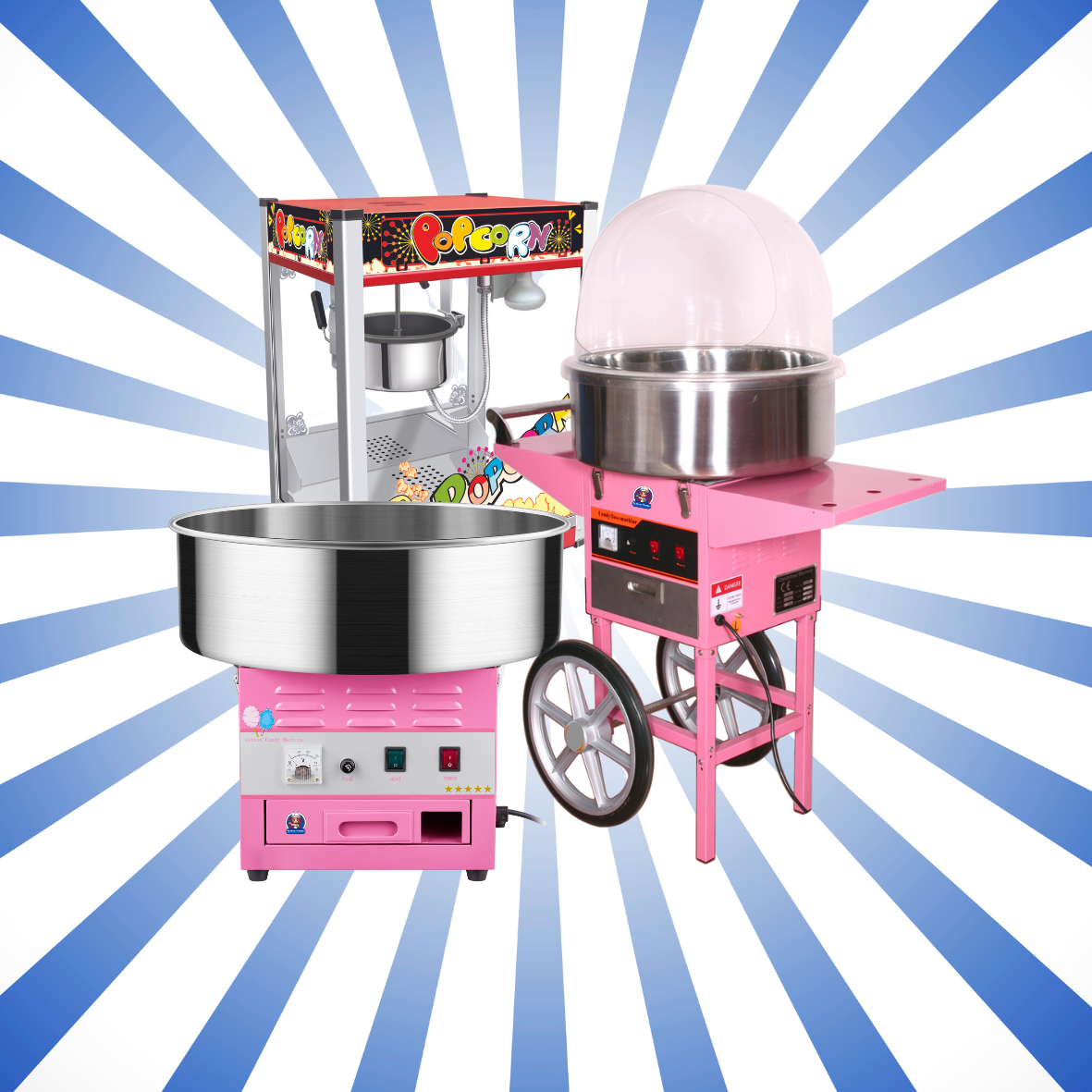 ZUCCHERO FILATO E POPCORN