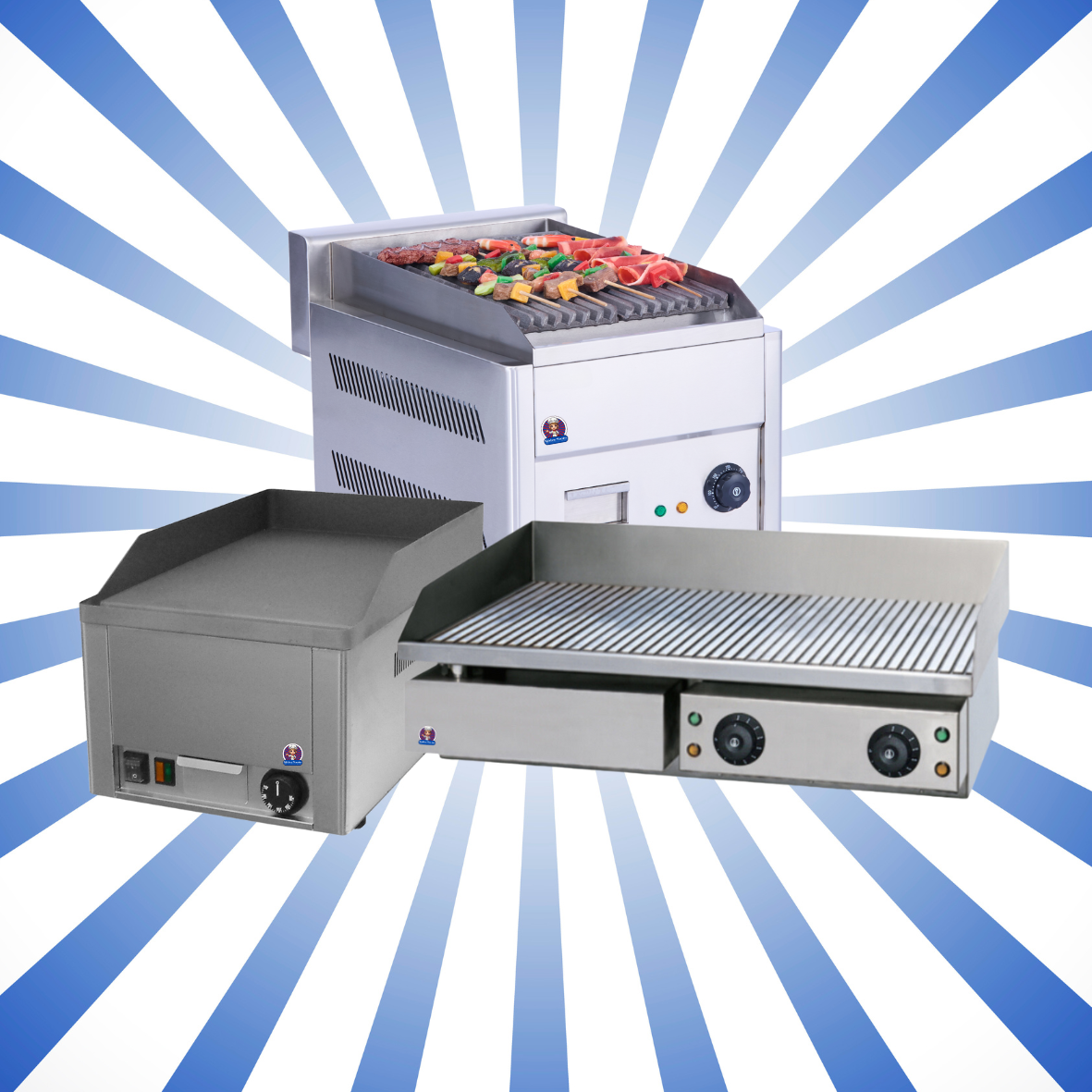 GRIGLIE ELETTRICHE ED A GAS