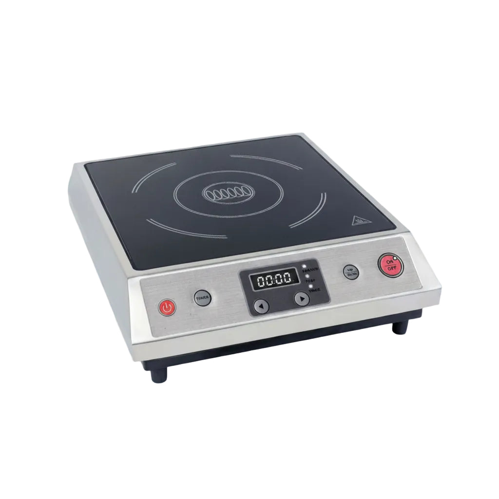 Piastra a induzione superficie induttiva per ∅ 12-26 cm - 2700 W - 10 livelli di potenza