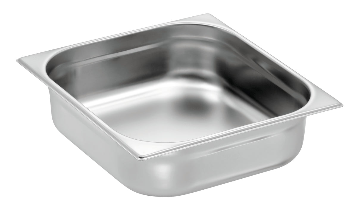 Bacinella Gastronorm GN 2/3 – altezza 200 mm - capacità 18 Litri. in Acciaio Inox 18/10