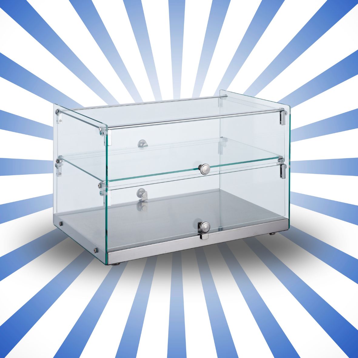 Vetrina neutra da banco doppia KM-RTZR50