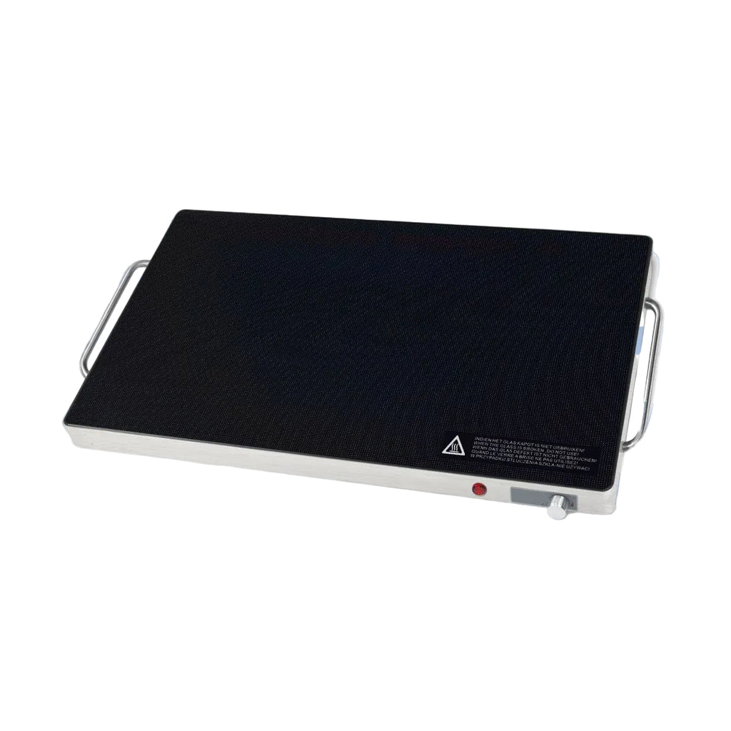 Piastra scaldavivande - piano in vetro temperato - 230 W