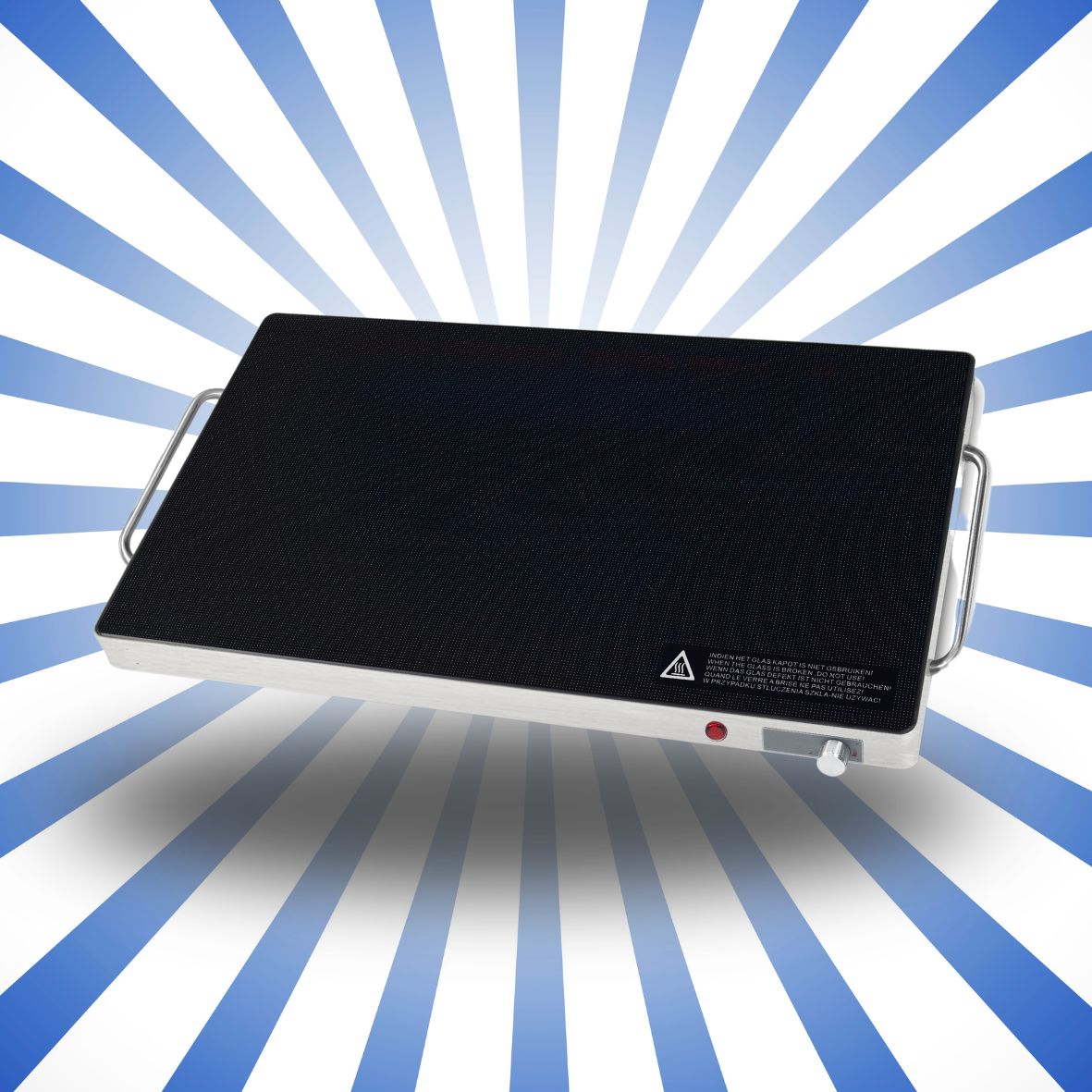 Piastra riscaldante con piano cottura in vetroceramica W 230 KM-EWP