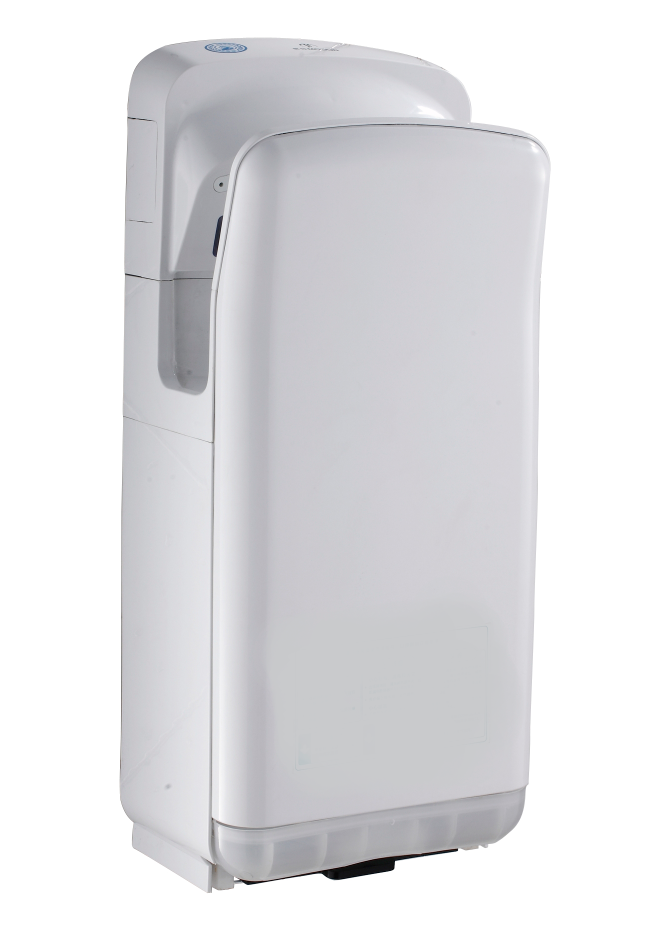 Asciugamani elettrico a lama d'aria - automatico a sensore - potenza 2000 W