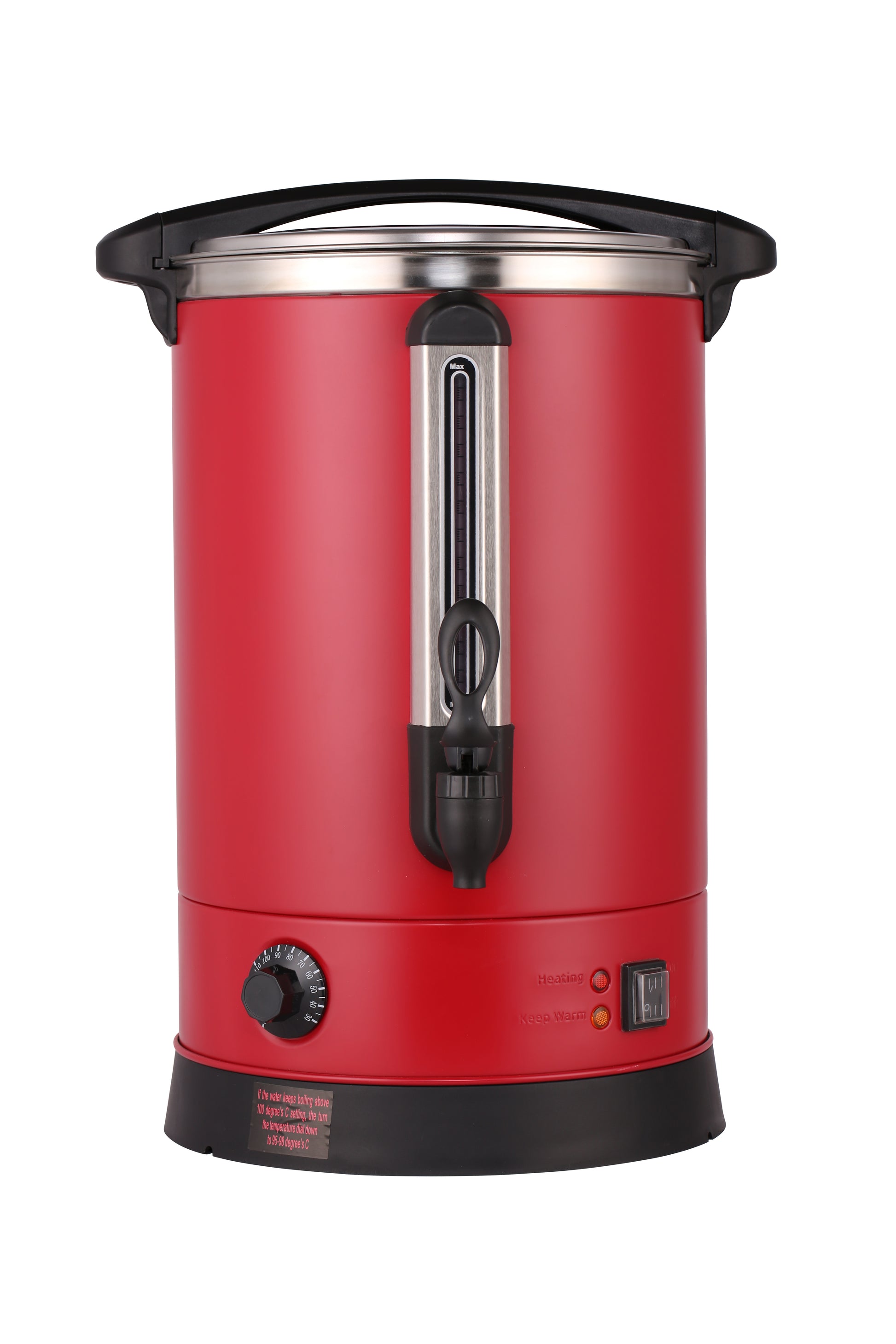 Bollitore professionale inox 18 litri con termostato – 2500 W