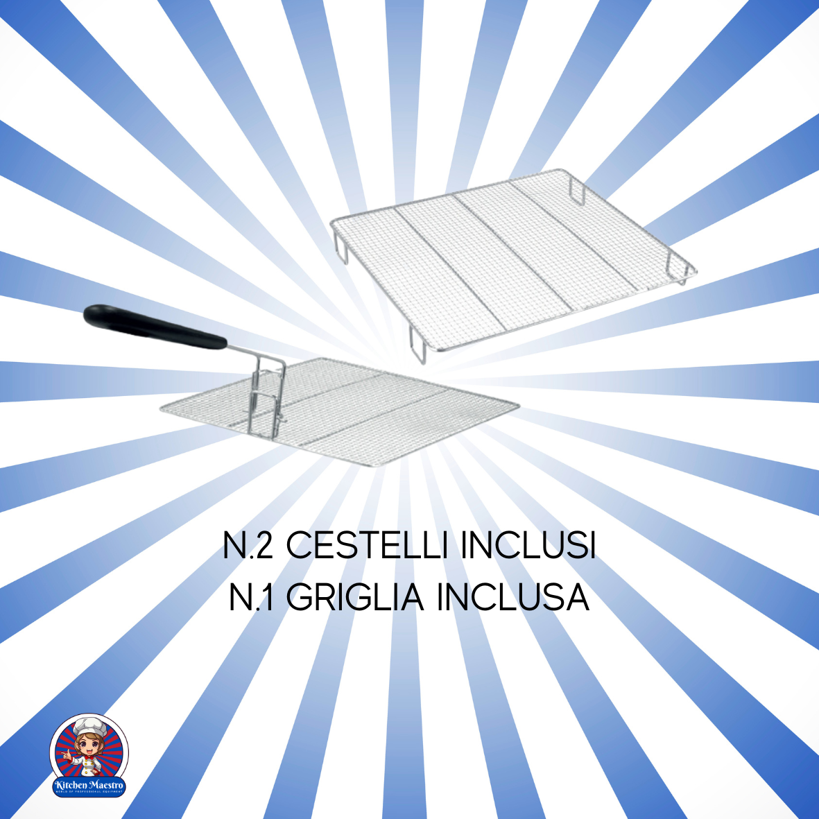 KM-11FR FRIGGITRICE PER PASTICCERIA