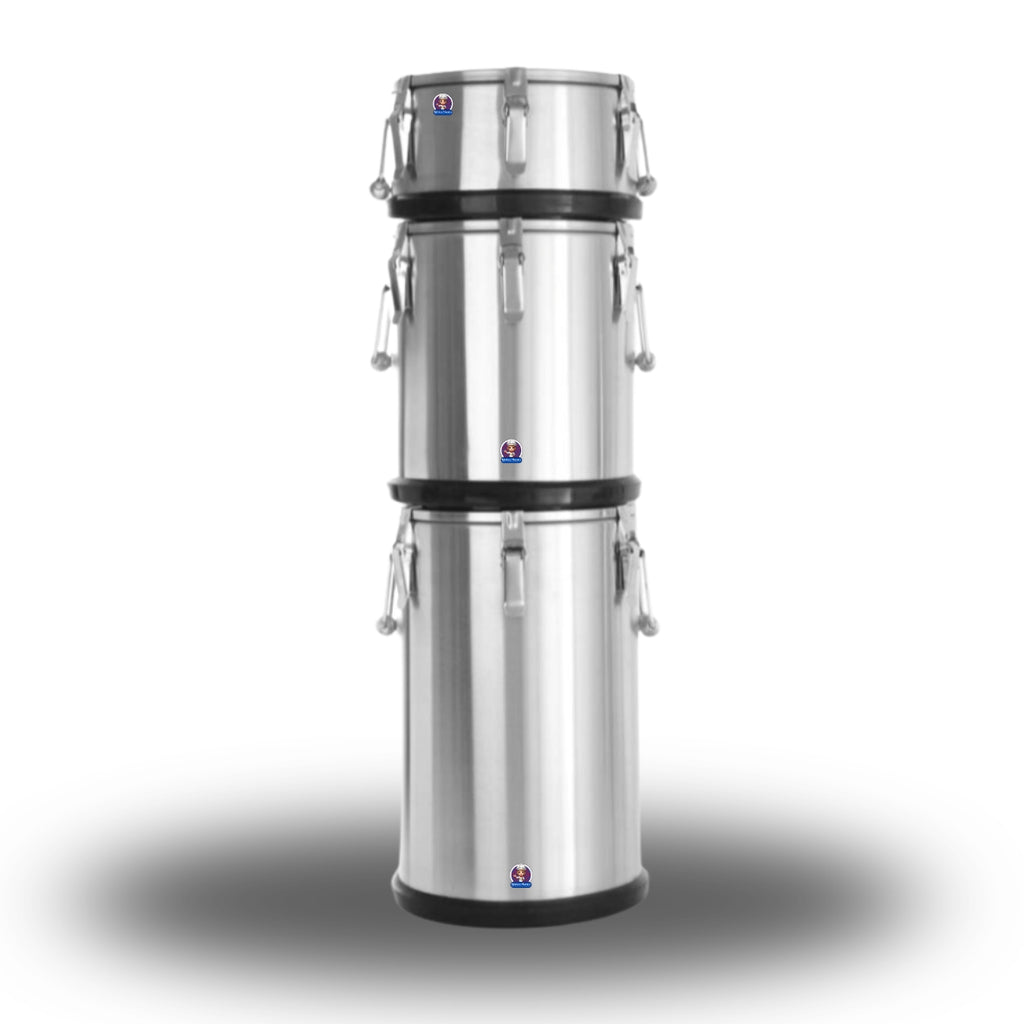 Contenitore termico in acciaio inox per il trasporto - 35 lt - KM-250105