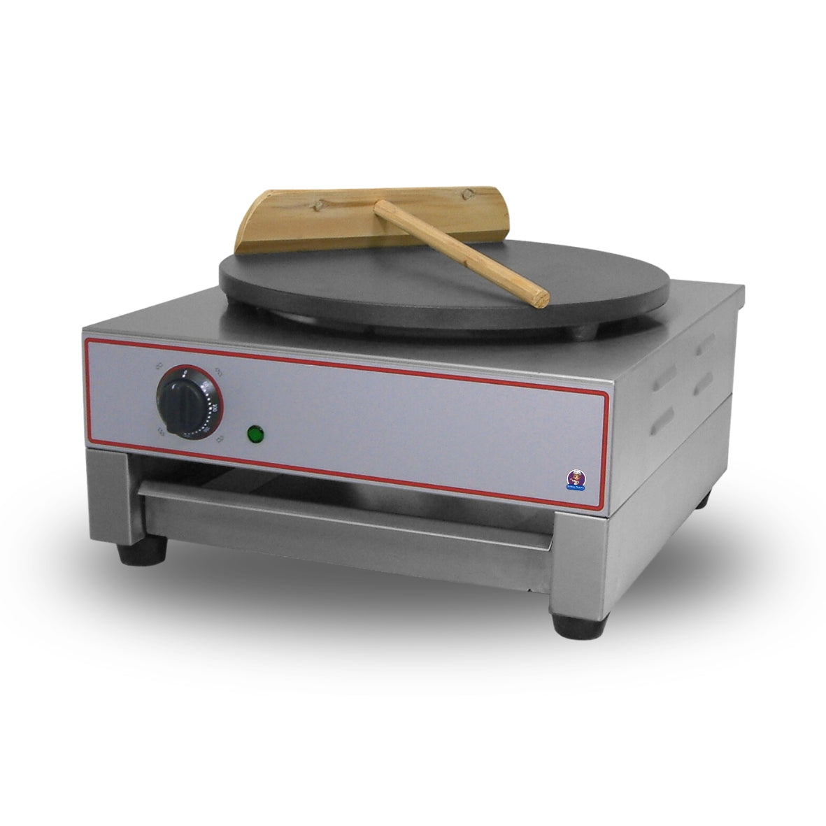 Macchina per crepe - crepiera singola - diam. 40 cm - incluso spargitore di pastella KM-CM1