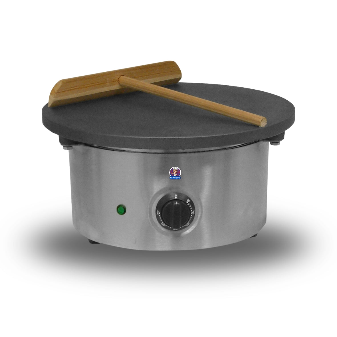 Macchina per crepe - crepiera singola - diam. 40 cm - incluso spargitore di pastella KM-CM1R