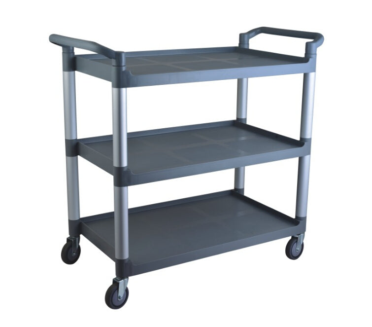 Carrello di Servizio in plastica multiuso 3 ripiani portata 50 Kg a ripiano 102x50x98 KM-ST0506
