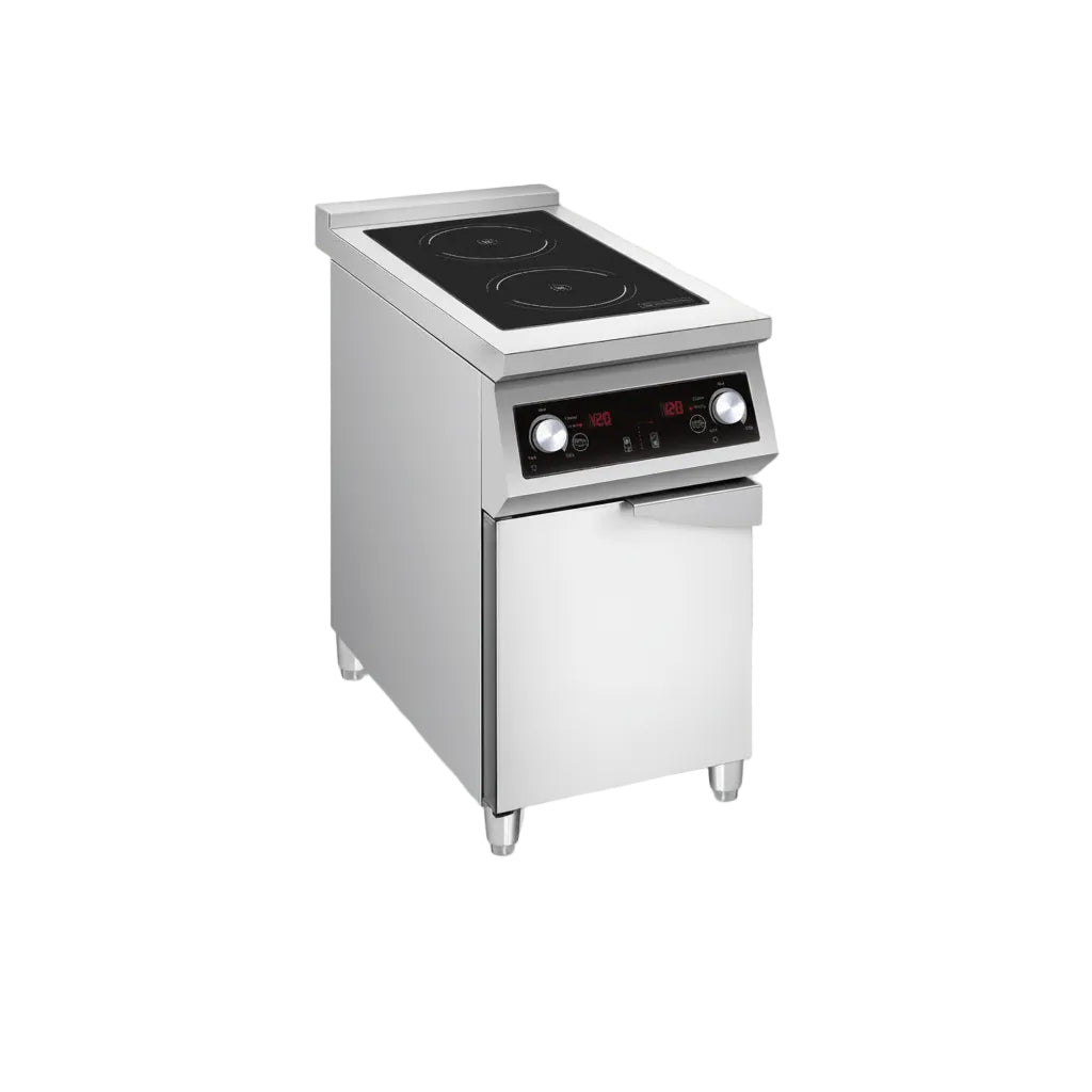 Cucina a induzione doppia - superficie induttiva per ∅ 16-30 cm - 5000 W x 2