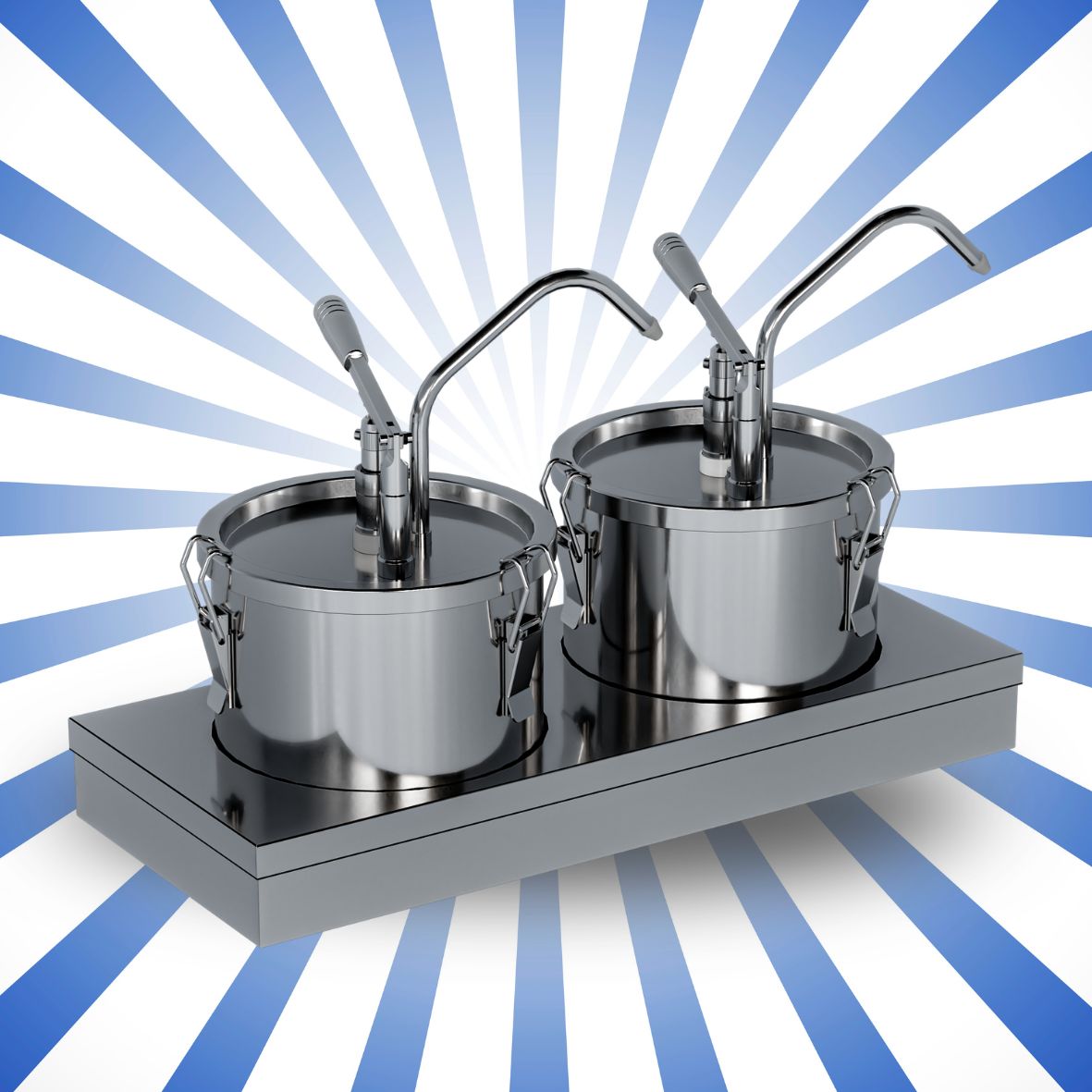 Dispenser salse 2x4,5 LT KM-DIS9