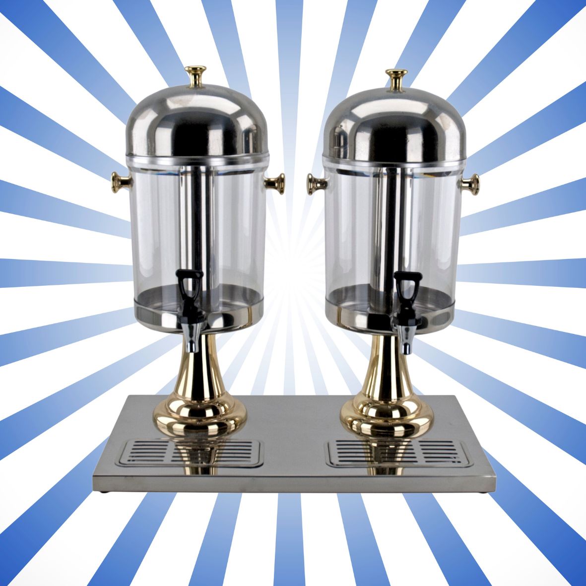 Dispensatore di Bevande - 2 x 8L- Tubo di raffreddamento centrale KM-450302