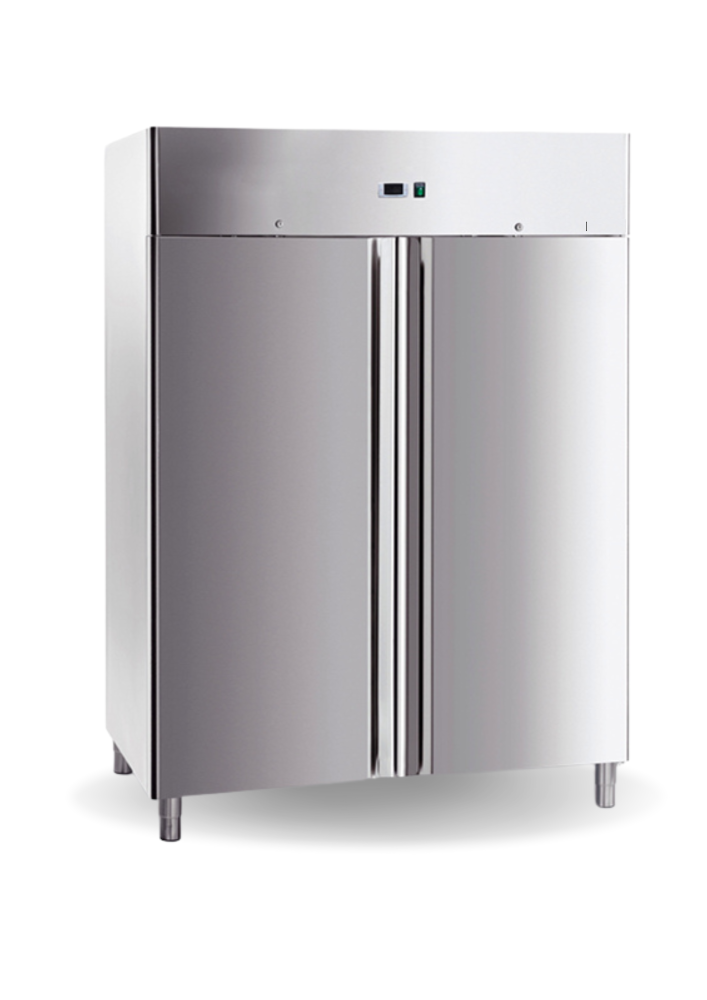 Armadio frigorifero doppia porta -18°-22°C - 1300 lt - 6 piani GN 2/1 - sbrinamento automatico - luce LED - chiave