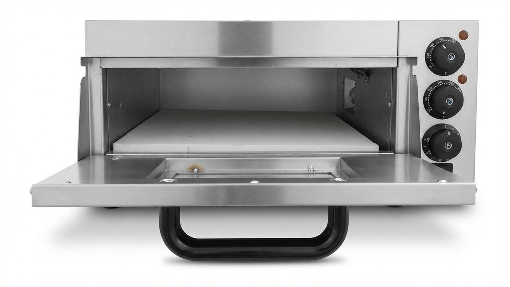Forno pizza elettrico professionale con piano in pietra refrattaria – 2000 W