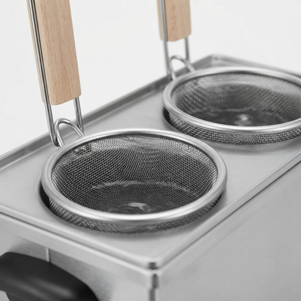 Cuocipasta professionale elettrico da banco con 2 cestelli – 2500 W