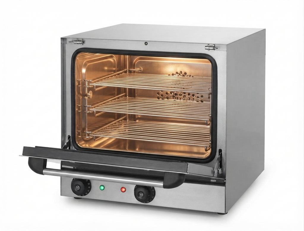 Forno a convezione professionale compatto in acciaio inox – 28 L – 2600 W