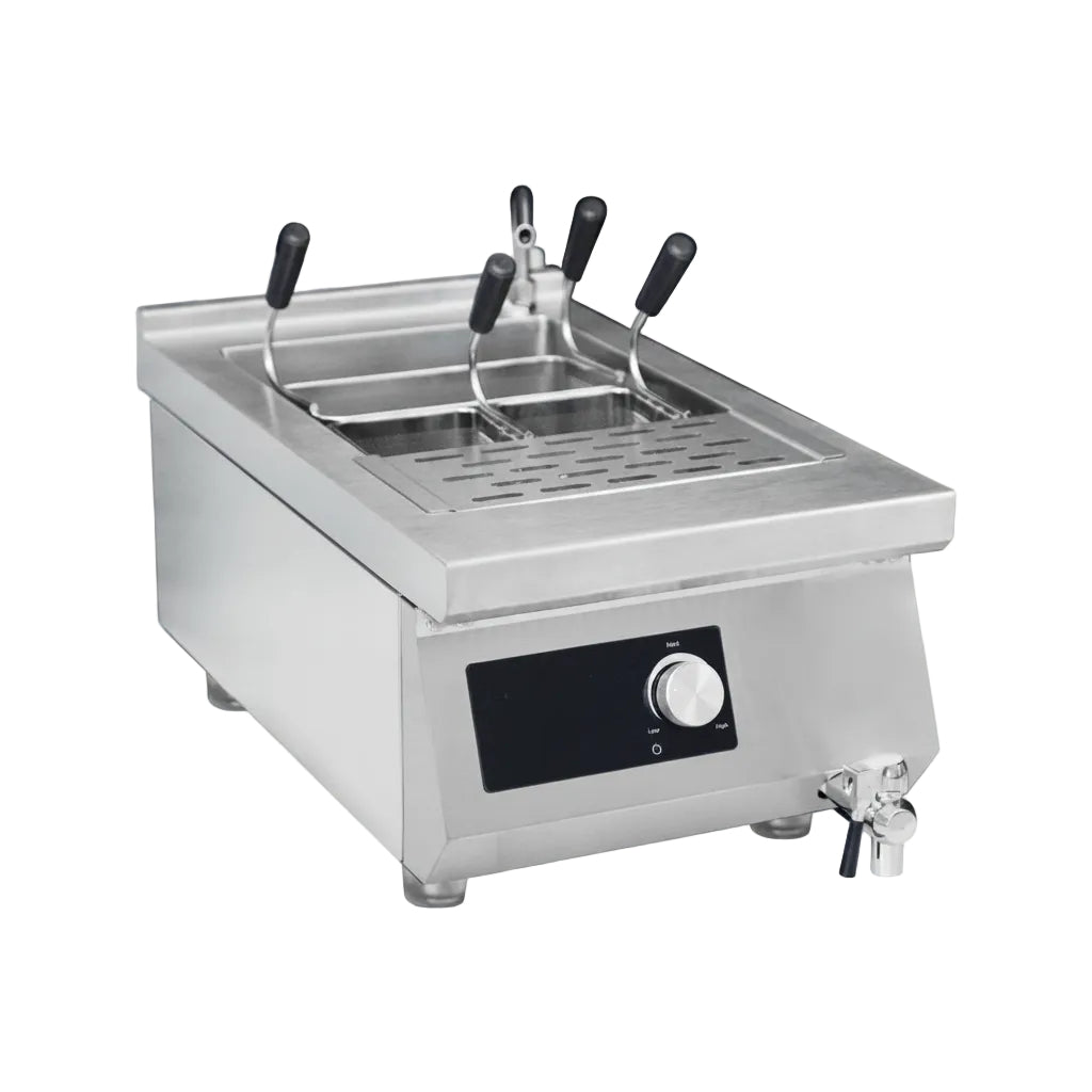 Cuocipasta professionale ad induzione con 2 cestelli – 3500 W