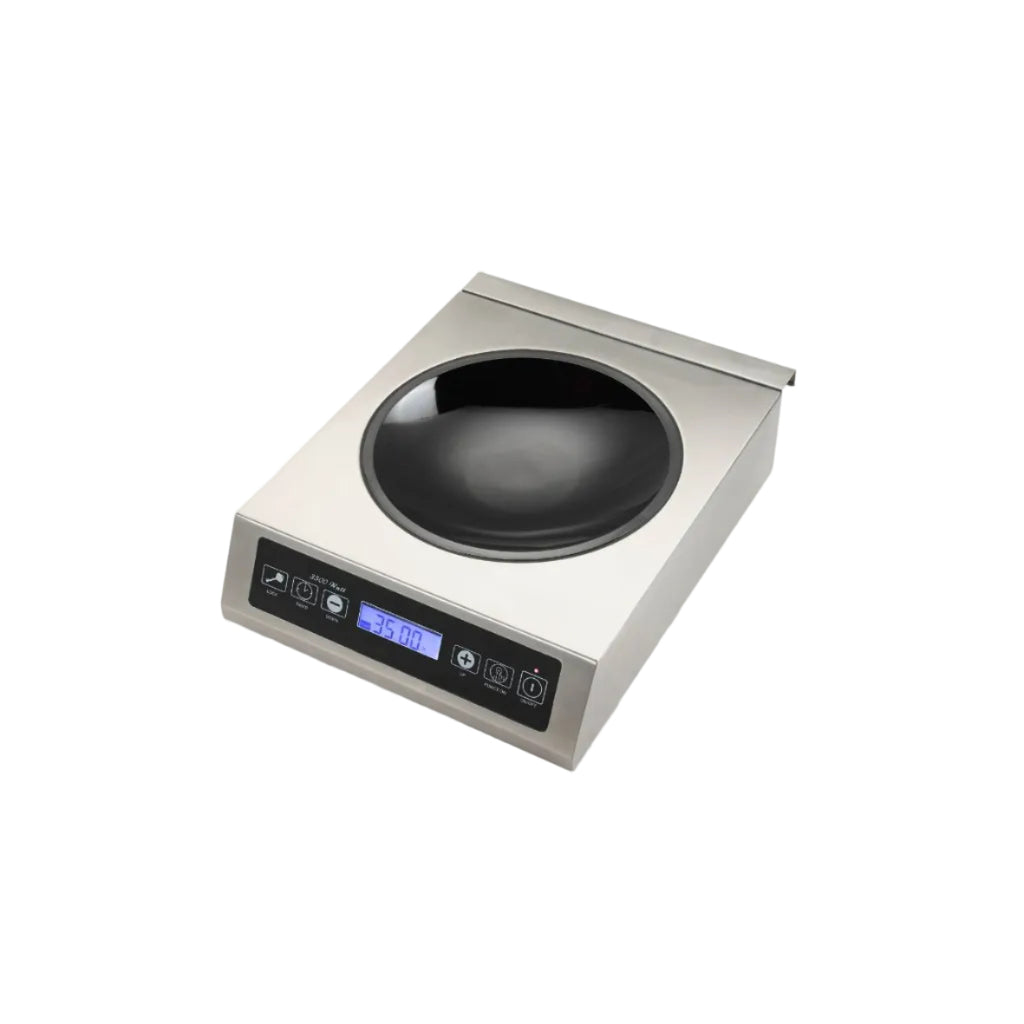 Piastra a induzione per wok con superficie induttiva per pentole ∅ 27 cm - 3500 W