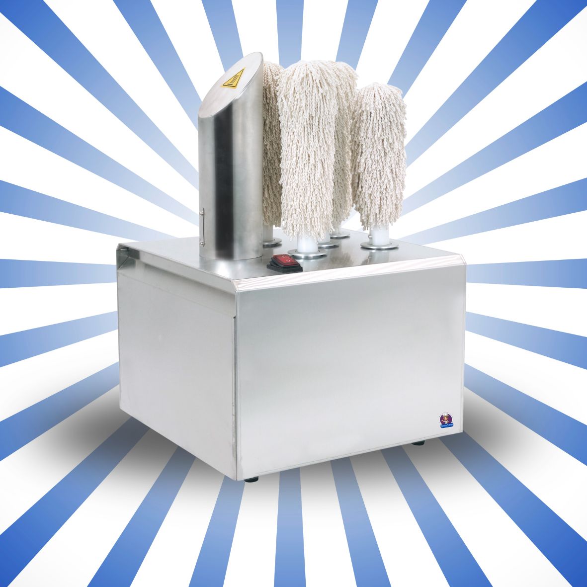 Asciuga lucida bicchieri con 5 spazzole rotanti 1150 W - KM-HLBM001-A1