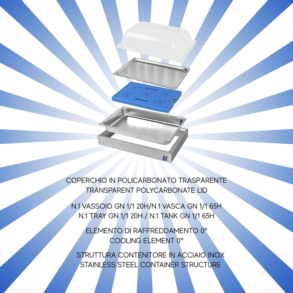 KM-ELEM1 ELEMENTO REFRIGERATO PER BUFFET KM-VAS55