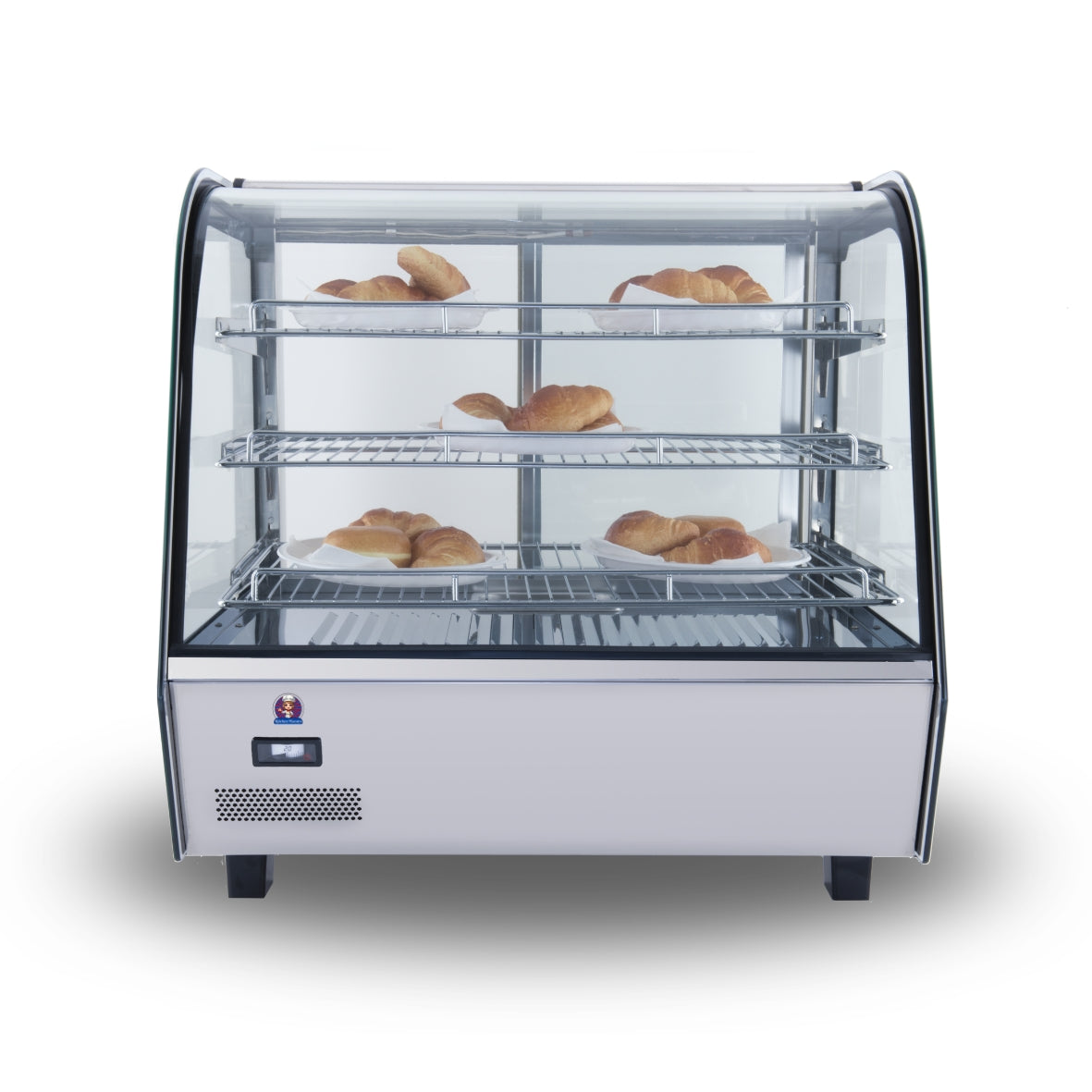 Vetrina riscaldata da banco - 160 litri - 3 piani - KM-RTR160