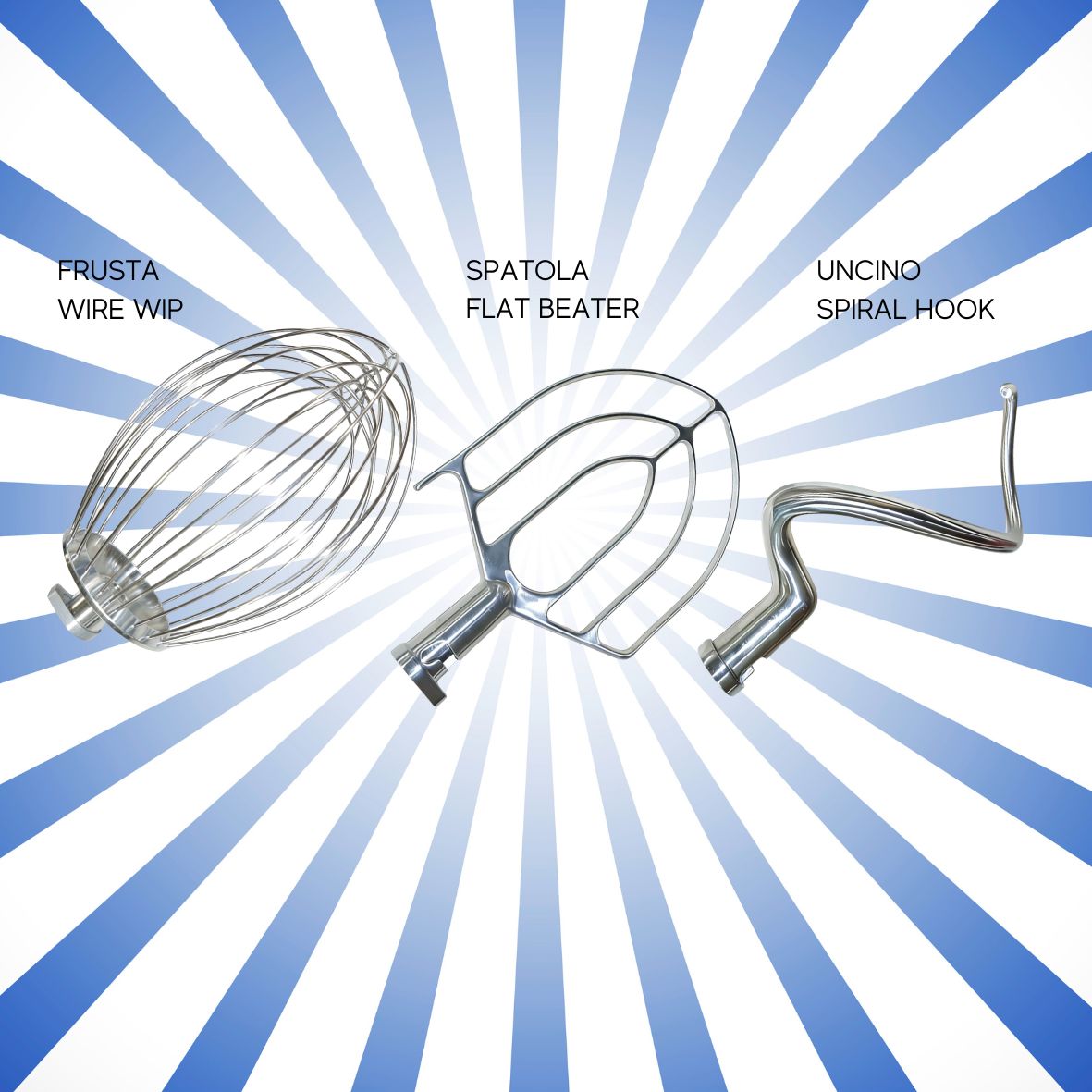 Impastatrice planetaria - 20 lt - 3 velocità - inclusi frusta spatola e uncino - KM-B20GA