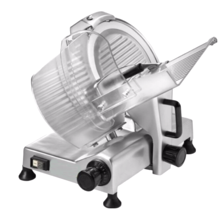 Affettatrice a gravità monofase con lama ∅ 220 mm colore grigio alluminio anodizzato