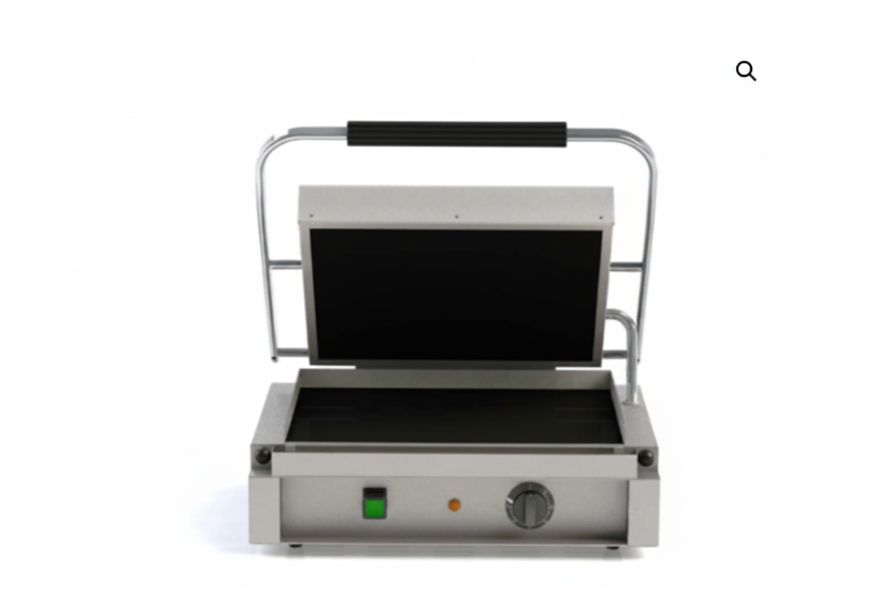 Piastra - grill in vetroceramica - piano liscio sopra e sotto 2000 W