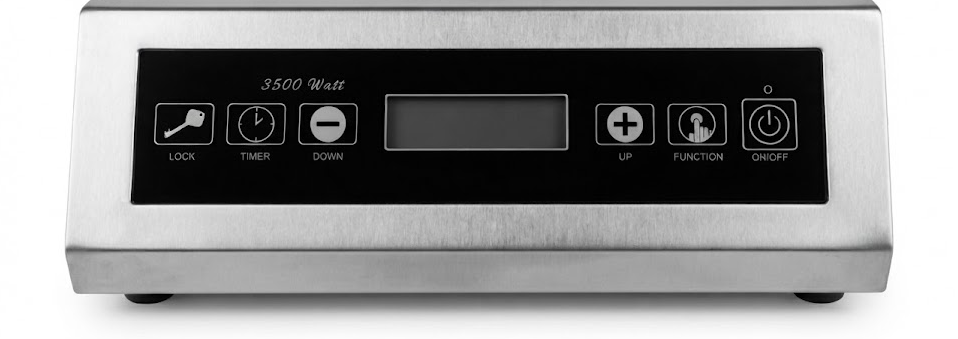 Piastra a induzione per wok con superficie induttiva per pentole ∅ 27 cm - 3500 W