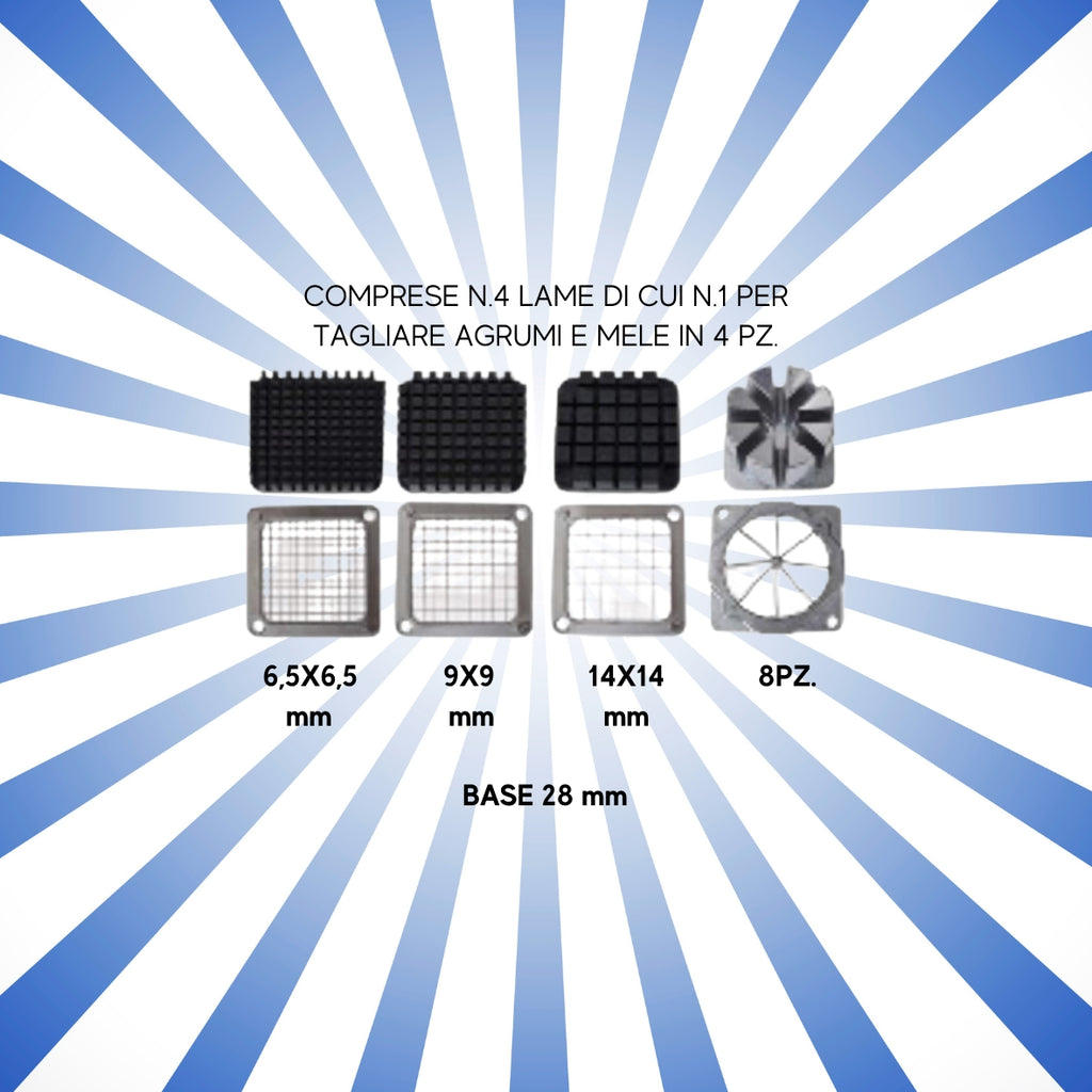 Tagliapatate con 4 lame KM-PFC01