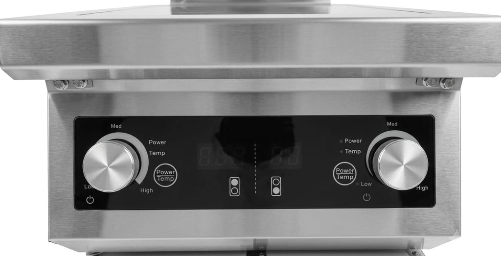 Cucina a induzione doppia - superficie induttiva per ∅ 16-30 cm - 5000 W x 2