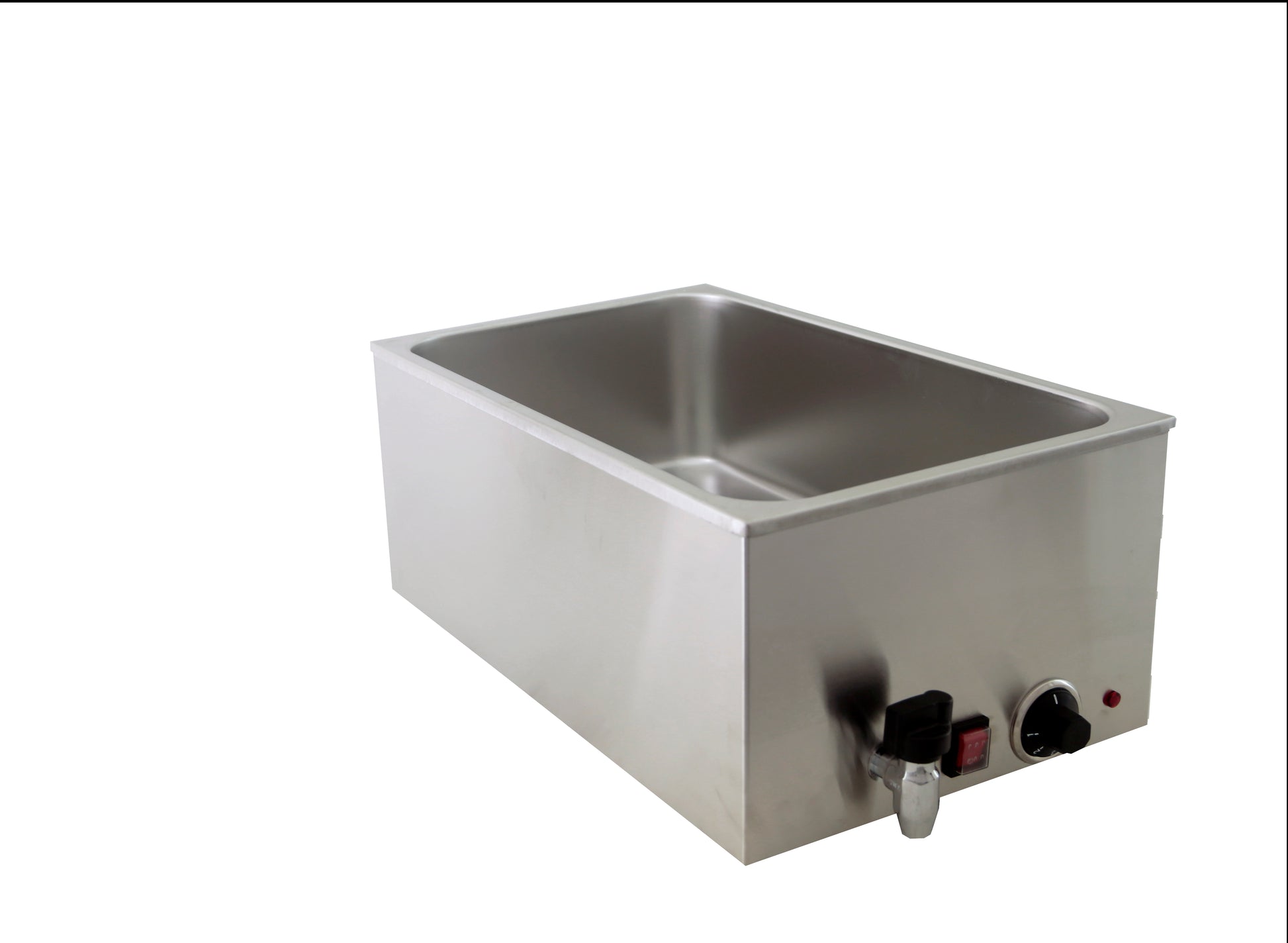 Bagnomaria 1200 watt - GN 1/1 - senza contenitore - rubinetto di scarico