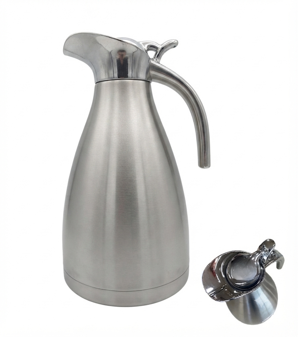 Caraffa sottovuoto termica - acciaio inox - 1,5 lt