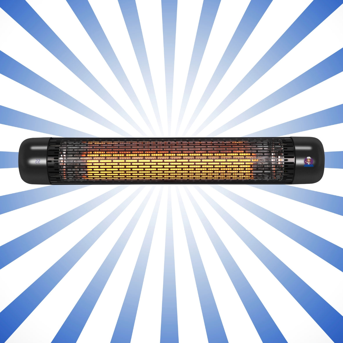 LRI-KM2 - LAMPADA RADIANTE DA PARETE