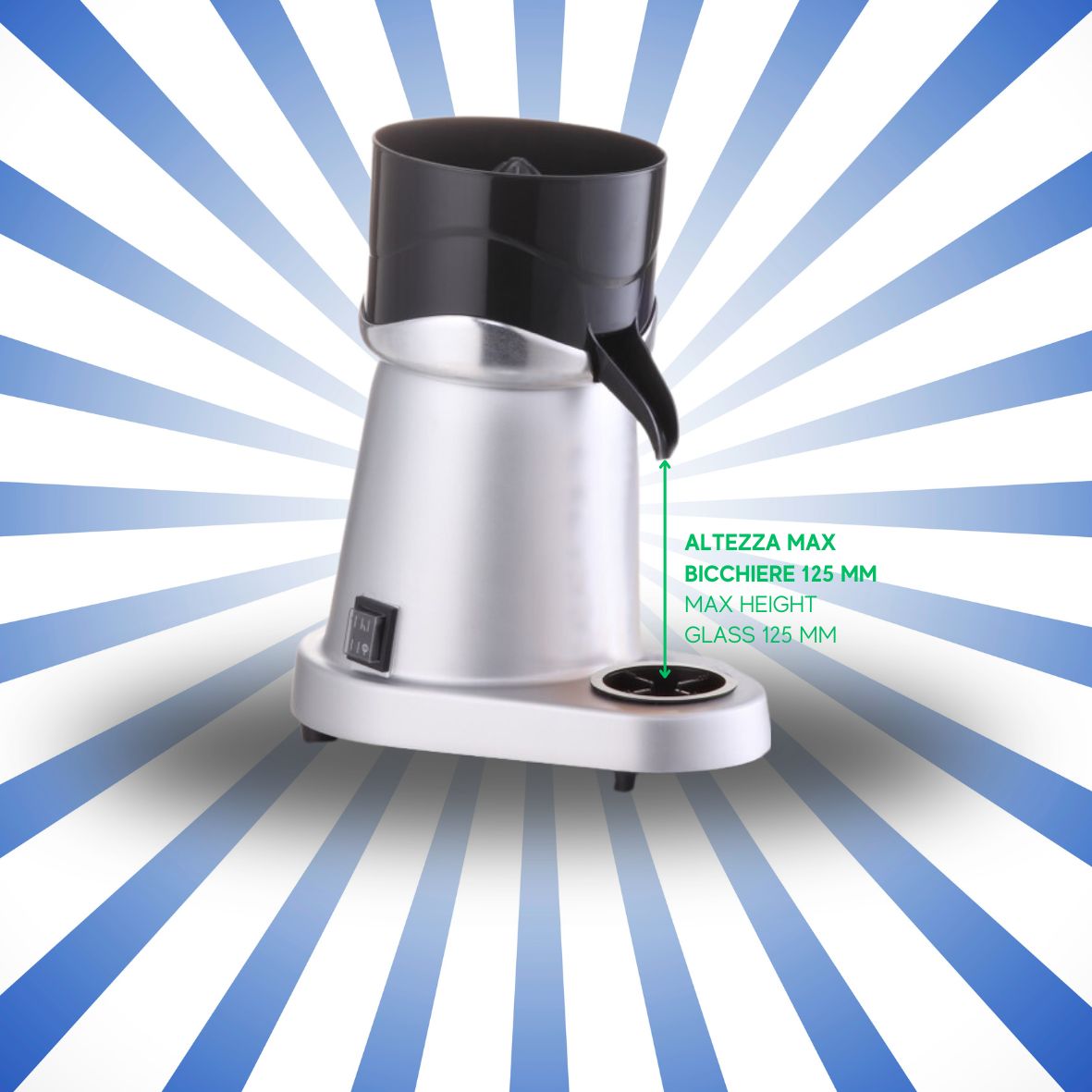 Spremiagrumi elettrico per bicchieri 12 cm KM-CJ4D